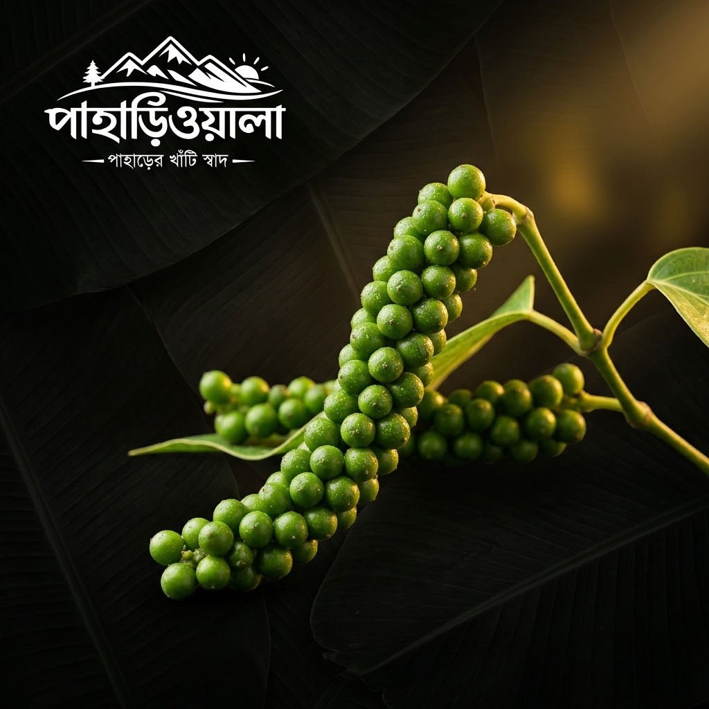 Fresh Green Black Pepper (তাজা সবুজ গোলমরিচ)